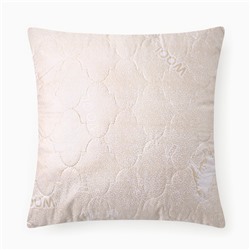 Подушка стёганная 70×70 см, овечья шерсть, ткань глосс-сатин, пэ100%