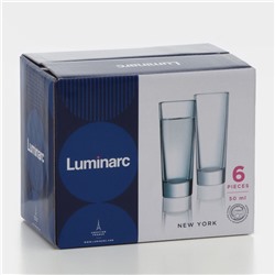 Набор стеклянных стопок - шотов «Нью-Йорк», 50 мл, 6 шт.