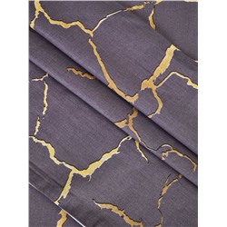 Пододеяльник бязь на молнии - Кракле, цвет серый