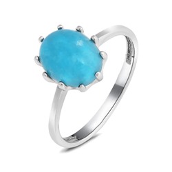 Кольцо, аквамарин, СПН4161