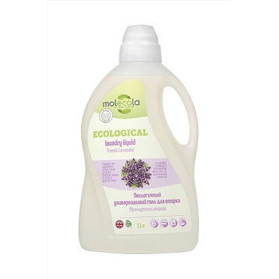 Гель для стирки универсальный французская лаванда 1500мл ЭКОПРОДУКТЫ, 1190883