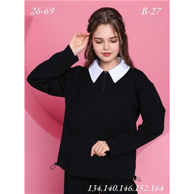 Джемпер B27 чёрный