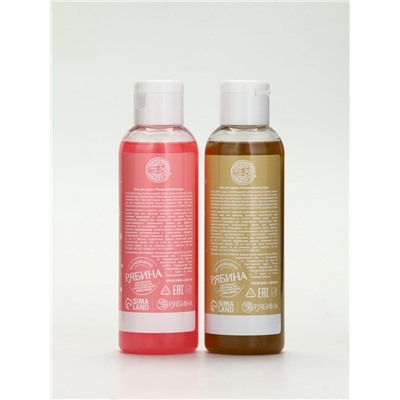 Подарочный набор новогодний «Пряник», гель для душа 2 шт. × 150 мл, мочалка, URAL LAB