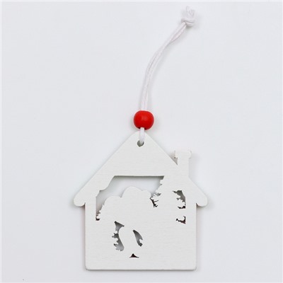 Елочные игрушки в деревянной подарочной упаковке, 12 шт.