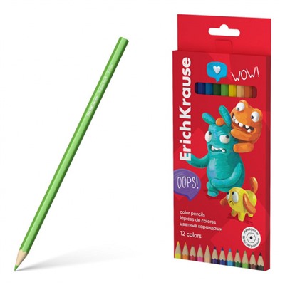 Карандаши 12цв Jolly Friends 61792 ErichKrause