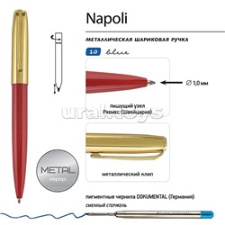 Ручка "NAPOLI" шариковая, 1,0 мм, синяя