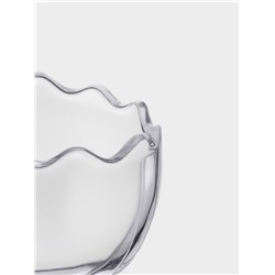 Конфетница «Ушки», 170 мл, 8.3×11.5 см, стекло, прозрачная