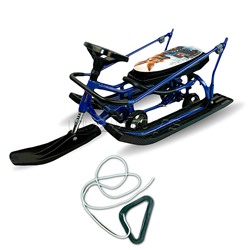 Игрушка Снегокат детский 109 "Wheel" c П-образным толкателем и колесной базой (Зайчик тракторист)