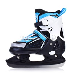 Коньки (размер M35-38) синие, в сумке