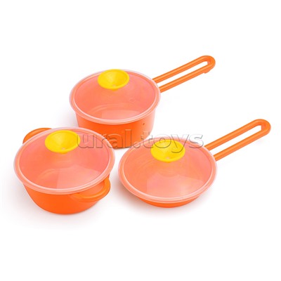 Набор посуды для кукол "Три кота" (20 элементов, в контейнере)