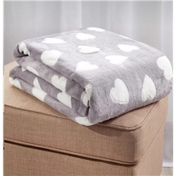 Покрывало-плед "Лавли" фланель-микрофибра 150*200 см.