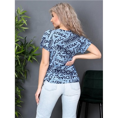 Футболка "Медуница" (Голубой)