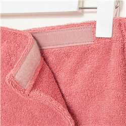 Набор для сауны «Экономь и Я»: полотенце - парео 68×150 см + чалма, 100% хлопок, 320 г/м, пыльно-розовый
