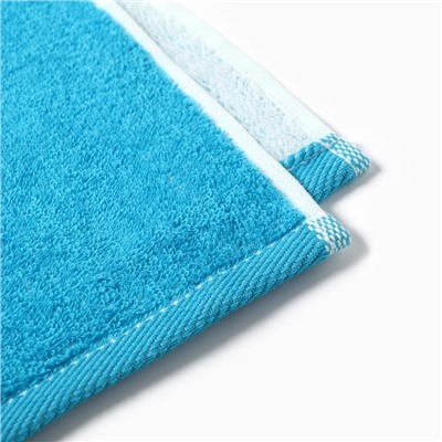 Полотенце махровое «Этель» Dinotime, 70×130 см, хлопок 100%, сине-белое