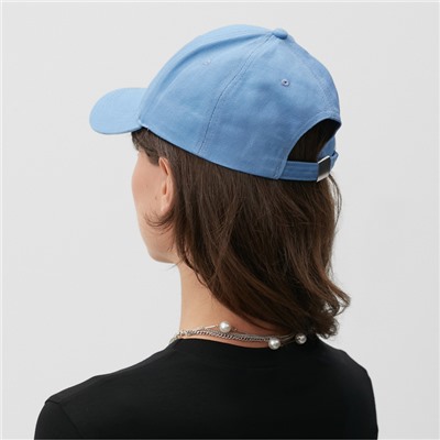 Кепка однотонная MINAKU: Beachwear, голубая, размер 58