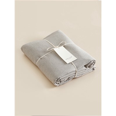 Простыня евро SL Home Linen collection, 235×260 см, серая
