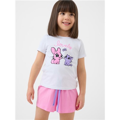 Пижама текстильная для девочек