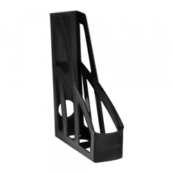 Лоток для бумаг вертикальный  75 мм Лидер черный ЛТ122, ЛТВ-30450 Стамм