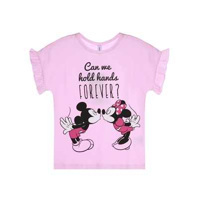 Фуфайка трикотажная для девочек (футболка)