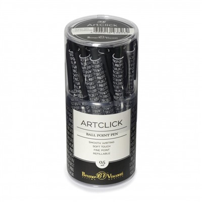 Ручка автоматическая шариковая 0.5мм "ArtClick.Буквы" синяя 20-0281/08 Bruno Visconti