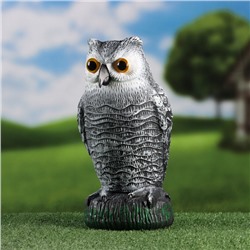 Садовая фигура из пластика «Сова полярная», 22×10×12 см