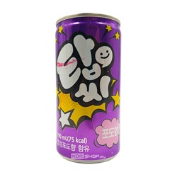Газированный б/а напиток со вкусом винограда Grape Topci Ilhwa, Корея, 190 мл