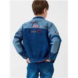 Куртка текстильная джинсовая для мальчиков