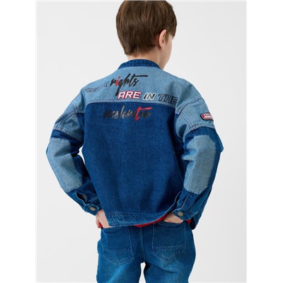 Куртка текстильная джинсовая для мальчиков