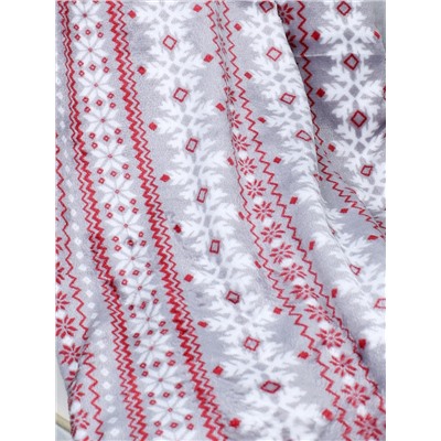 Плед флисовый 150х200 см Скандинавский стиль / GP611-17 /уп 1/745286 новогодний