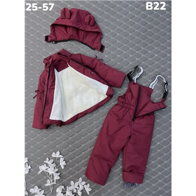 Костюм B22 бордовый