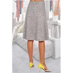 Юбка Трапеция (Серый меланж)