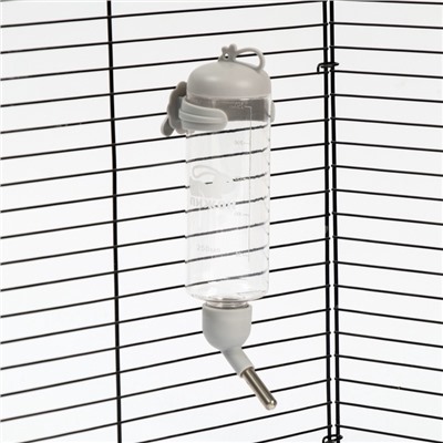 Поилка для грызунов "Пижон", 250 мл, серая