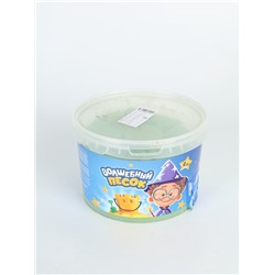 УЦЕНКА Кинетический песок "Волшебный песок" 2400 гр., ведерко, зеленый