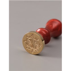 Печать для сургуча с пластиковой ручкой «Буква D на вензеле», 2.5×2.5×6.3 см