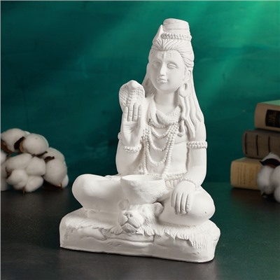 Фигурка гипс «Шаман», 20×11×27 см, белый