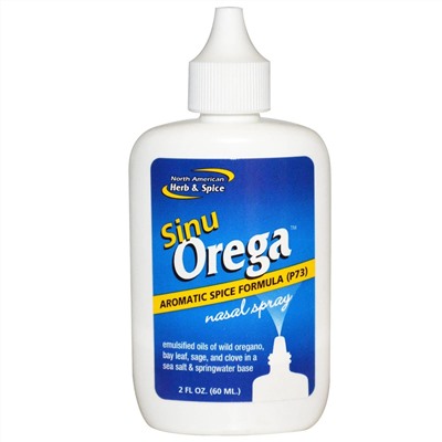 North American Herb & Spice, Sinu Orega, назальный спрей, 60 мл (2 жидких унции)