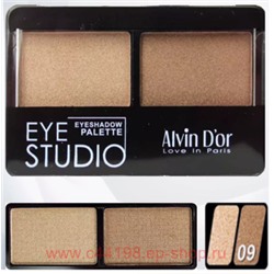 Alvin D`or Тени для век двойные Eye Studio тон 9 AES14