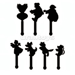 Игра настольная "ТеатрТеней" Театр на столе (5 сказок)