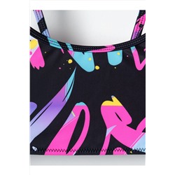 Комплект трикотажный для девочек: купальный костюм, фуфайка (футболка) для плавания PLAYTODAY, 1244196