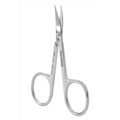 Frau Finger Ножницы маникюрные для кутикулы изогнутые / Professional FSP-112DP, матовые, ручная заточка, 9 см KRISTALLER, 1110650
