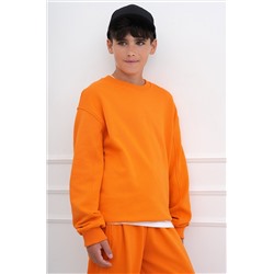 Костюм для девочки оверсайз из футера трехнитки Happyfox