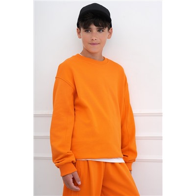 Костюм для девочки оверсайз из футера трехнитки Happyfox