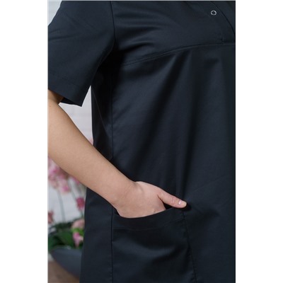 Халат-платье медицинское жен. М-502-124 ткань Элит-145/Стрейч