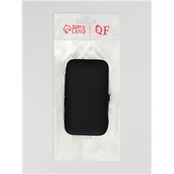 Набор маникюрный Black, 8 предметов, в футляре, чёрный
