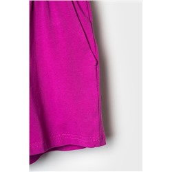 Комплект трикотажный для девочек: фуфайка (футболка), шорты PLAYTODAY, 1239772