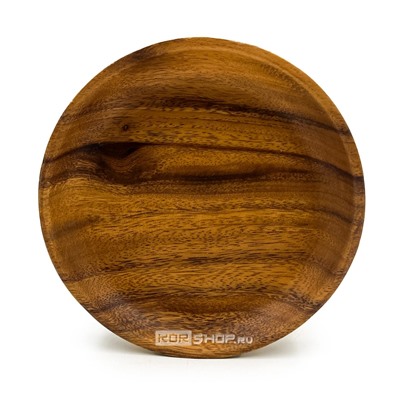 Круглая тарелка акациевая Maruki, Япония, 150×150×25mm