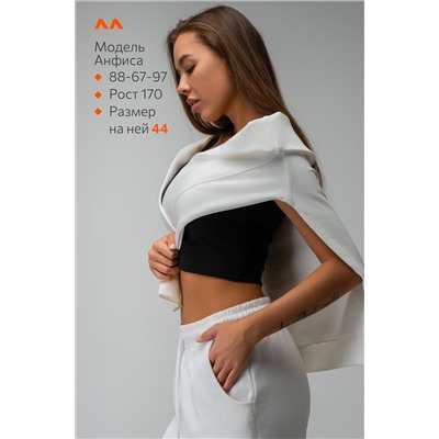 Женский костюм оверсайз из футера трехнитки Happyfox