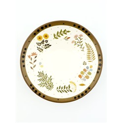 Тарелка керамическая глубокая «Флора», 20×5.5 см, Dolce Ceramo