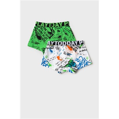 Трусы трикотажные для мальчиков - боксеры, 2 шт в комплекте PLAYTODAY, 1243497