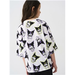 Фуфайка трикотажная для девочек (футболка)